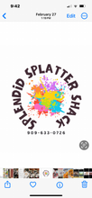 Neon Splatter Paint Event