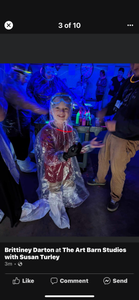 Neon Splatter Paint Event