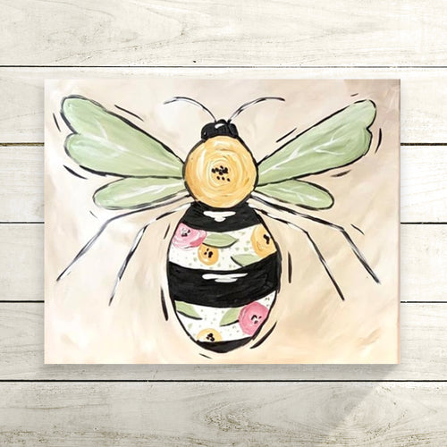 Floral Bee DIY Painting Kit