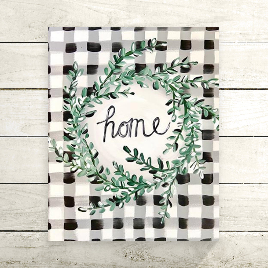 Greenery Wreath DIY Painting Kit