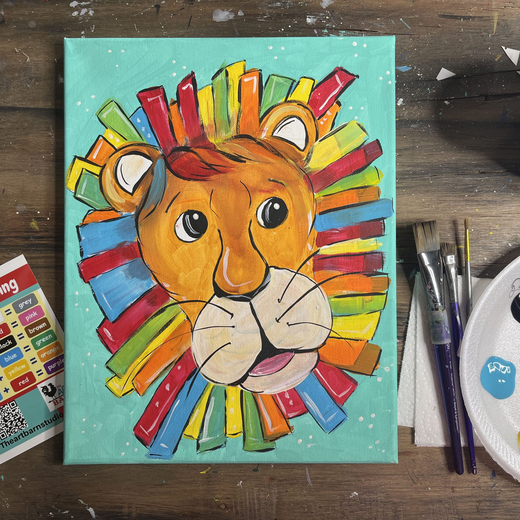 Colorful Lion