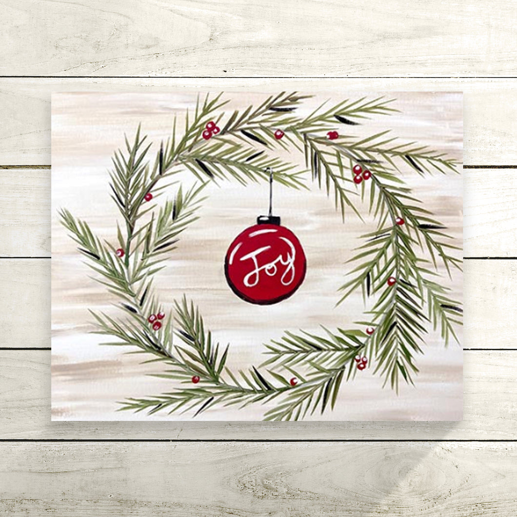 Ornament in Wreath DIY Painting Kit