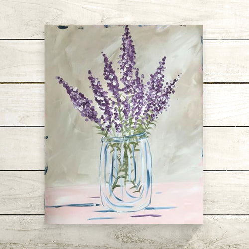 Lavender in a Vase DIY Painting Kit
