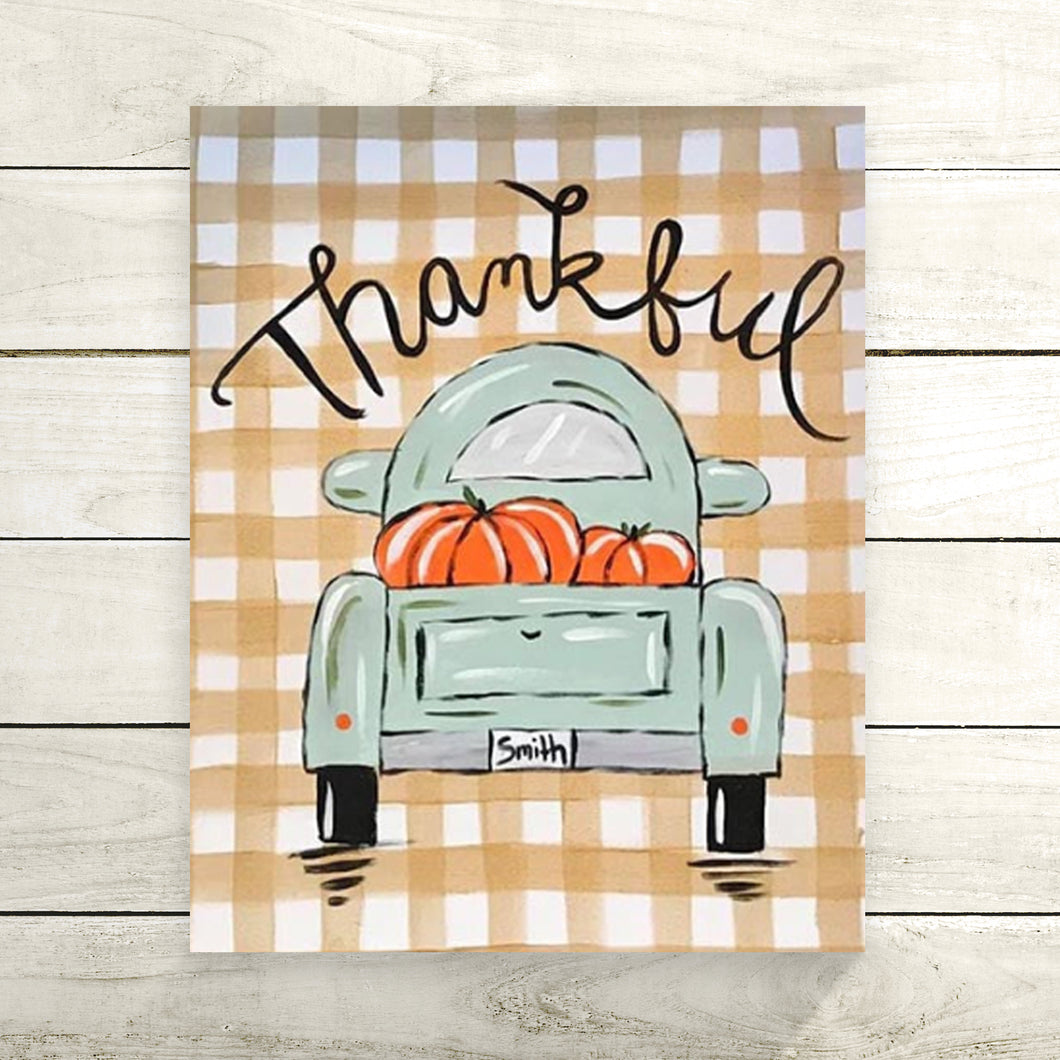 Thankful Truck DIY Painting Kit